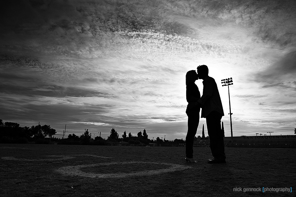 Engagement photos of Andrea & Derek in Fresno CA by Nick Gennock Photography