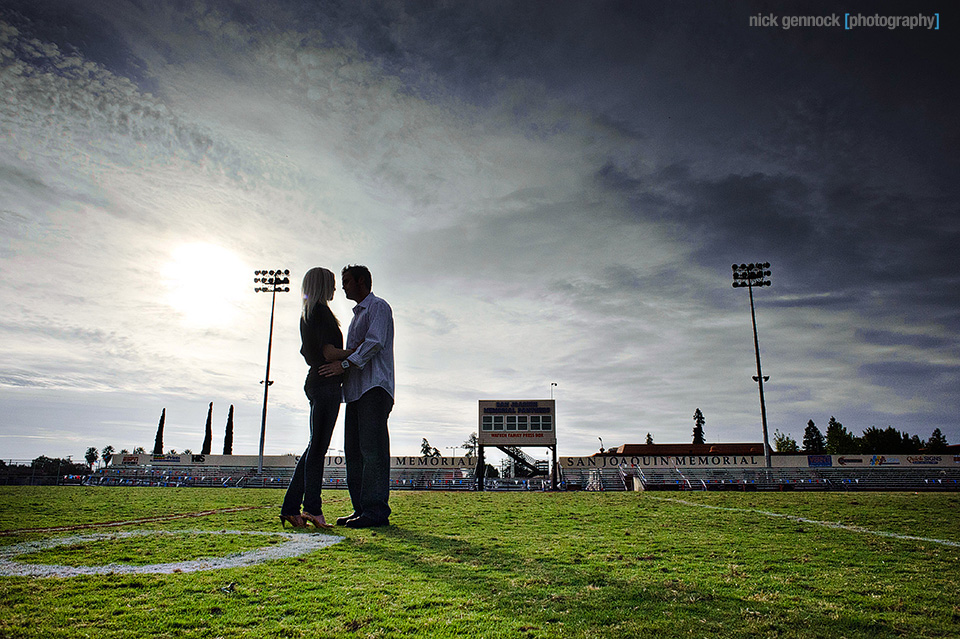 Engagement photos of Andrea & Derek in Fresno CA by Nick Gennock Photography