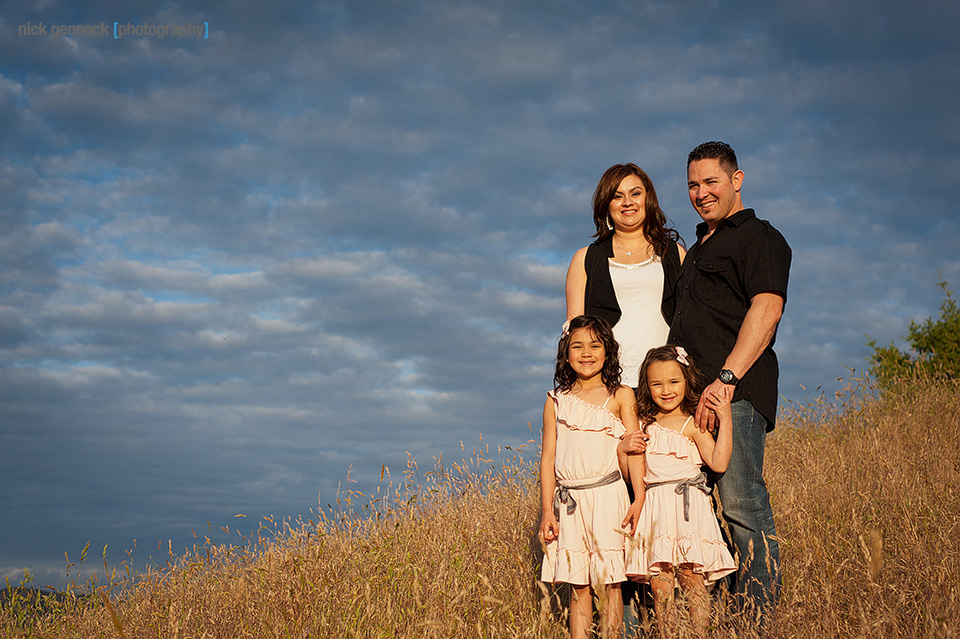 Vizcarra Family photographed by Nick Gennock Photography Fresno CA