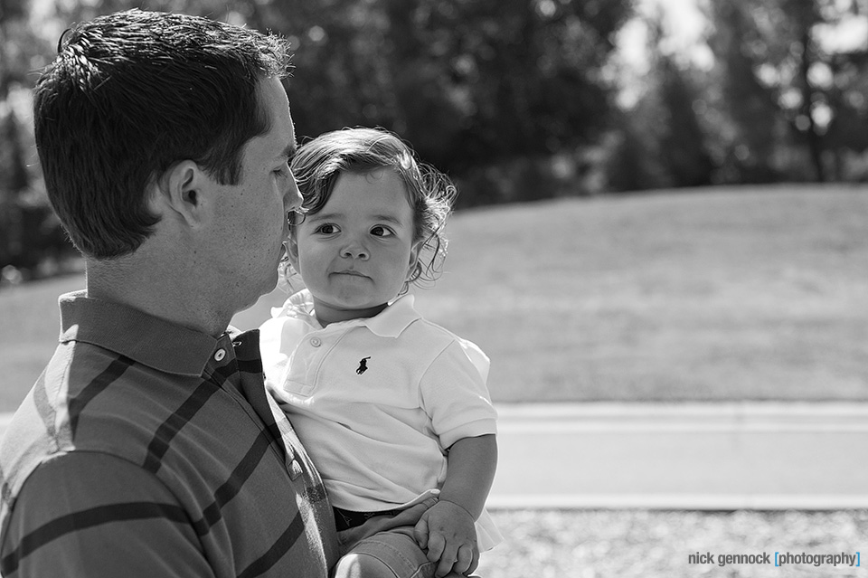 Ethan one year at Woodward Park, Fresno, CA photographed by Nick Gennock Photography