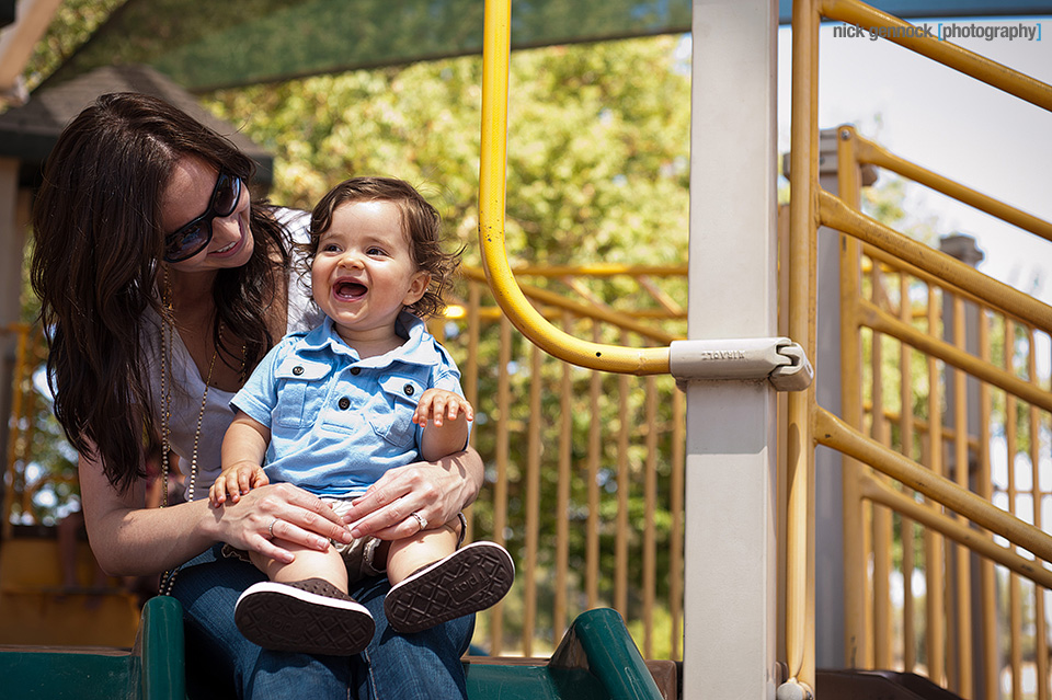 Ethan one year at Woodward Park, Fresno, CA photographed by Nick Gennock Photography