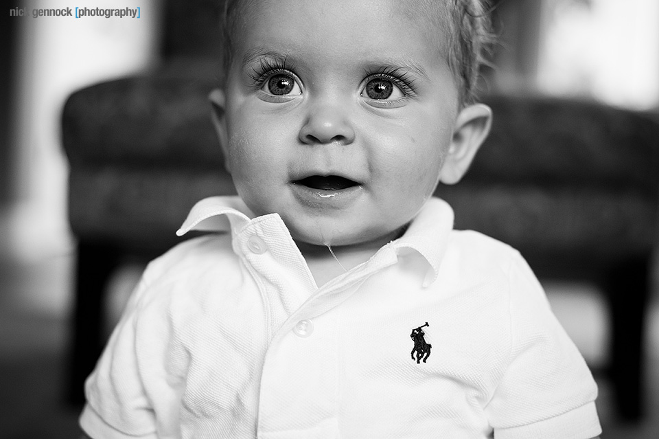 Carson Wyatt 9 Month Portraits by Nick Gennock Photography