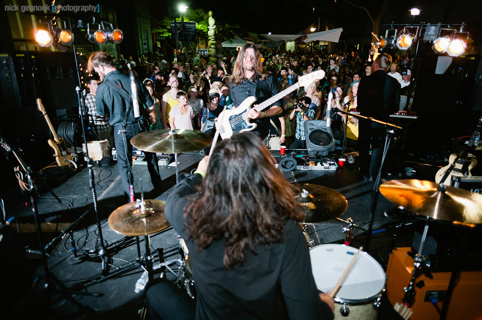 The Silent Comedy at the Catacomb Party Concert in Downtown Fresno